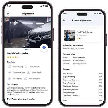 Car Wash App Development Cost