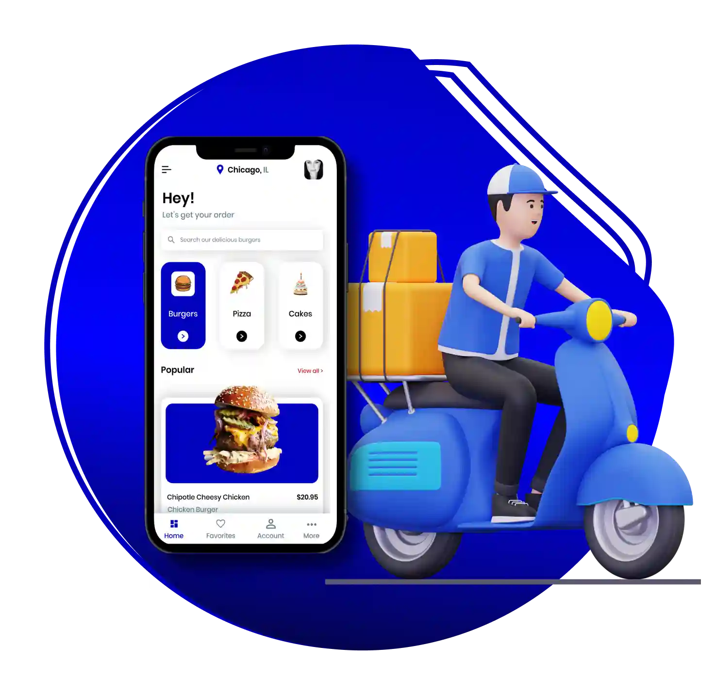 Food delivery app development services