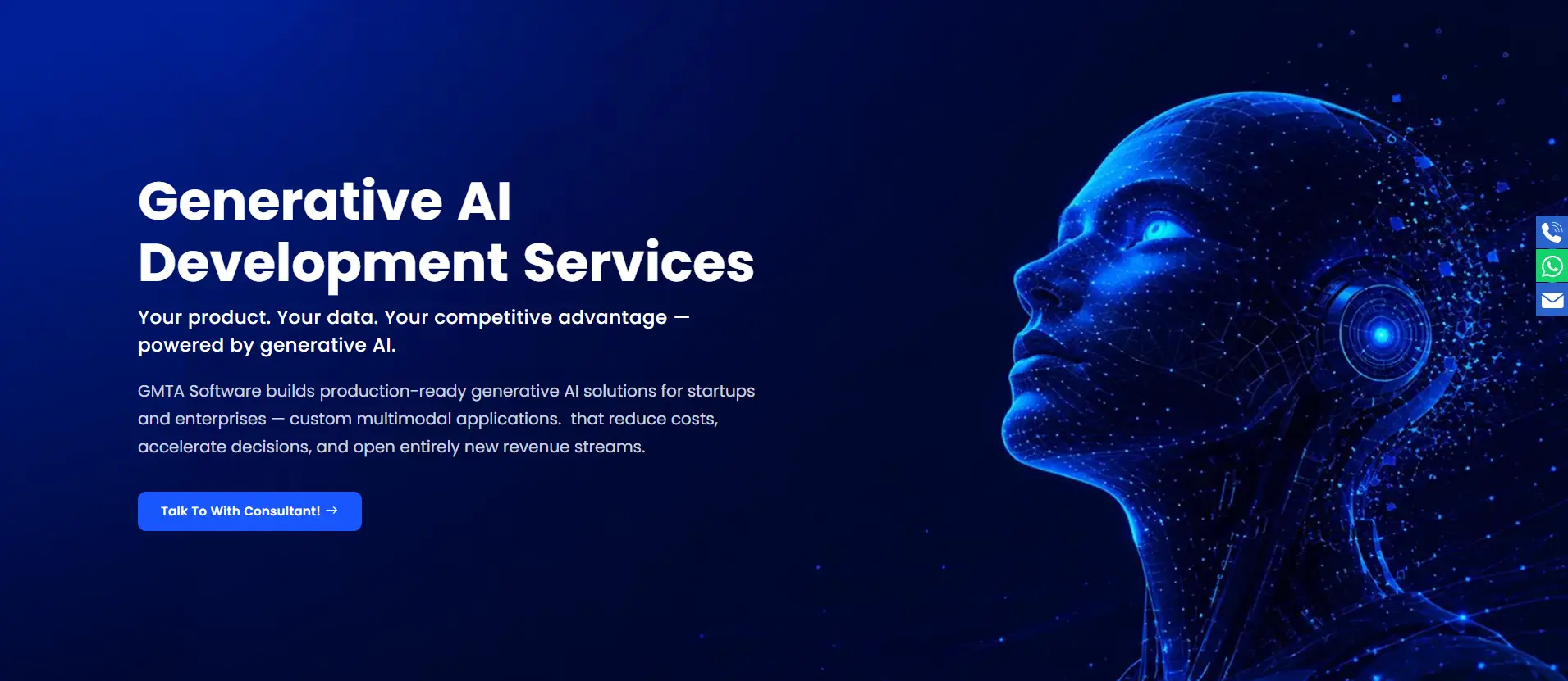 Generative AI Development Services | GMTA Software