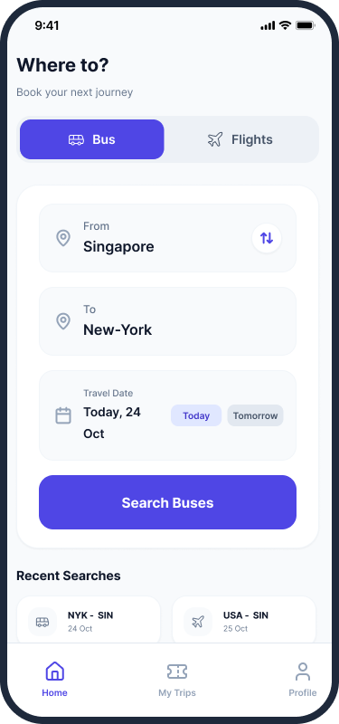 Premium Travel App services