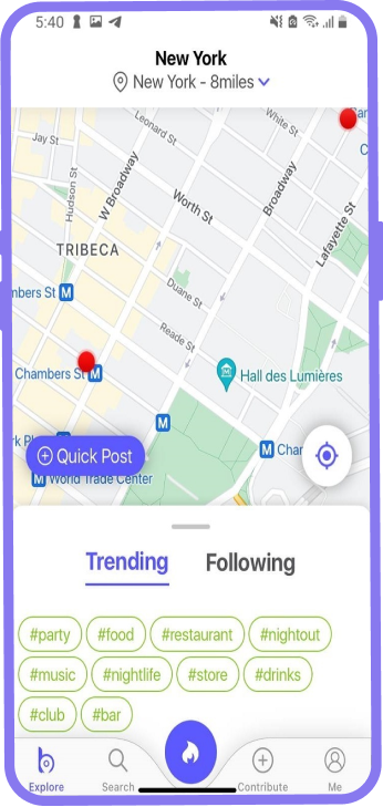 Premium Social Media Platform Blipearth