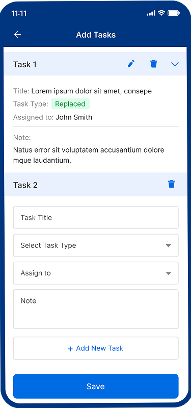 Manage MyWork App 