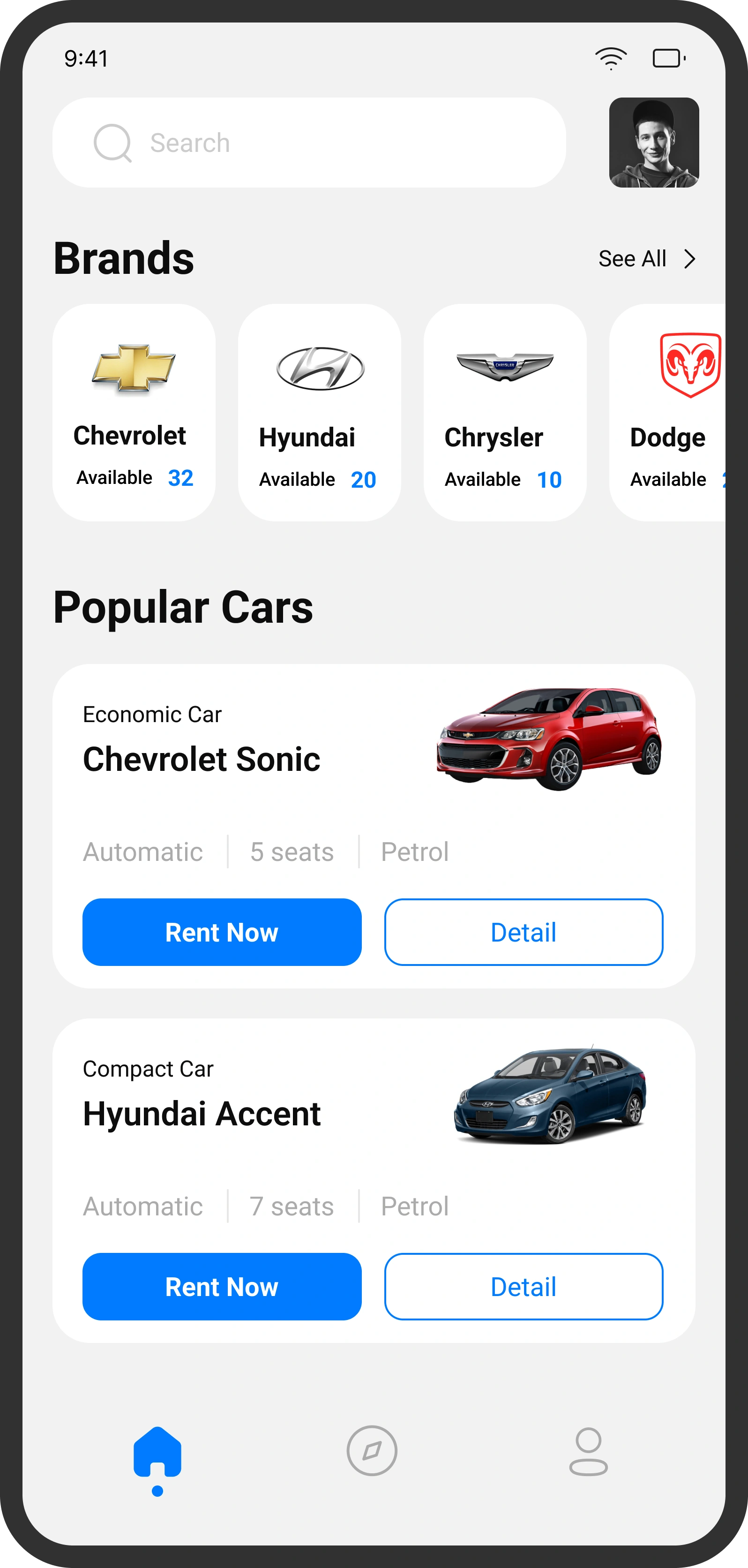 RentShine Car Rental Platform Across