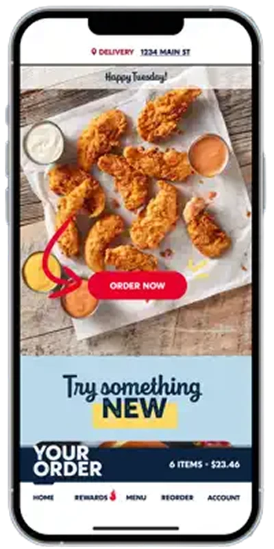 Sazpay Zaxby’s — A Fast, Location-Smart 